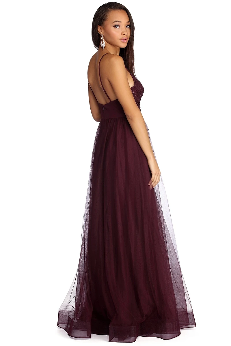 Marion Mesmerizing Mesh Gown