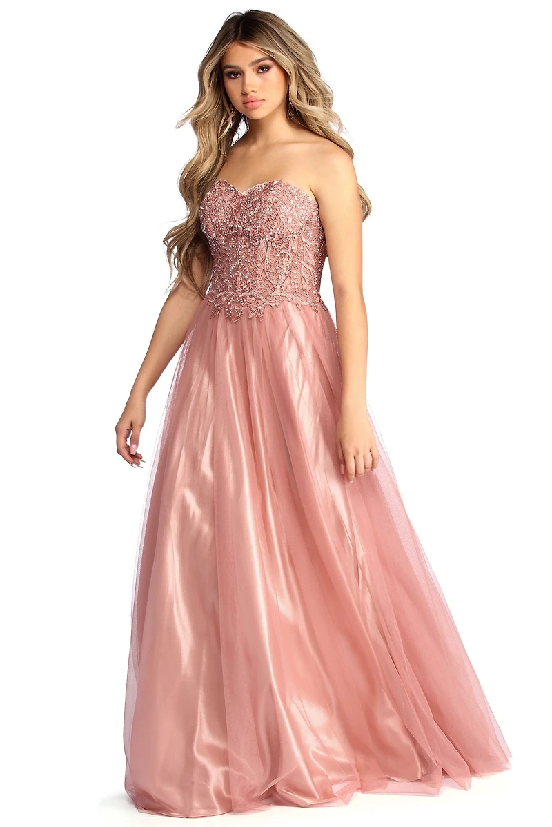 Rosalie Beautifully Beaded Gown