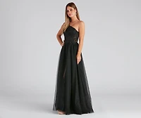Laine Formal One-Shoulder Ball Gown