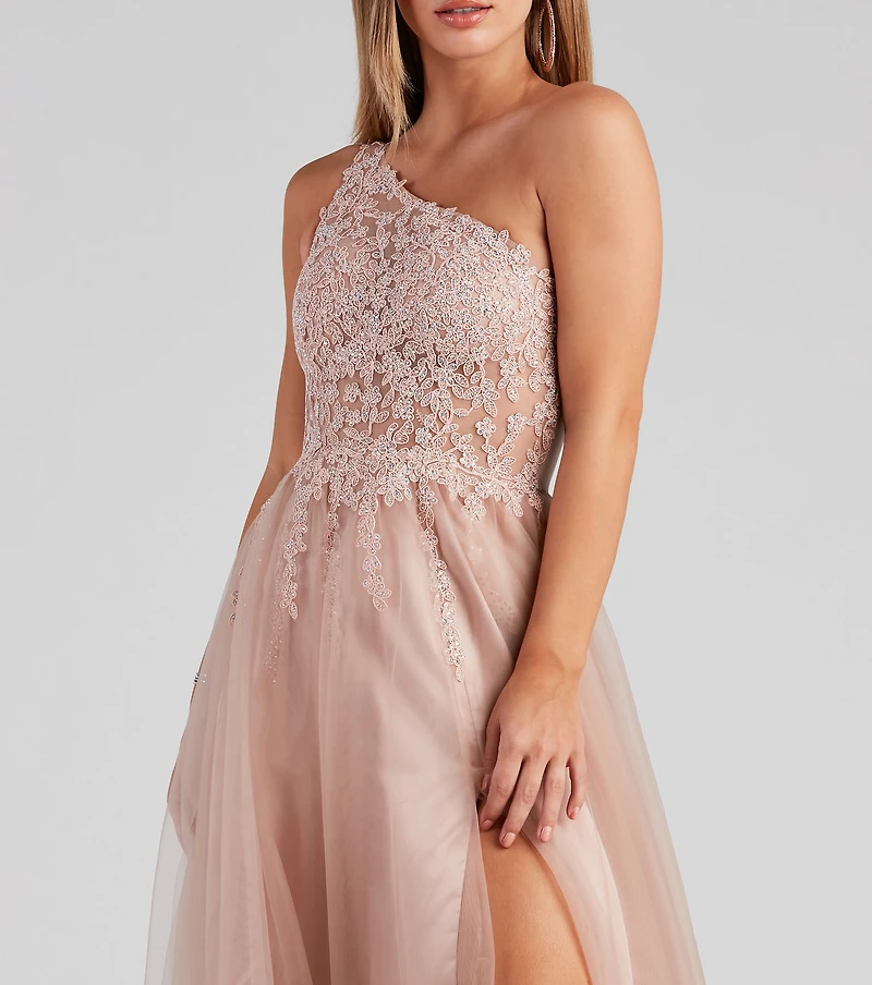 Laine Formal One-Shoulder Ball Gown