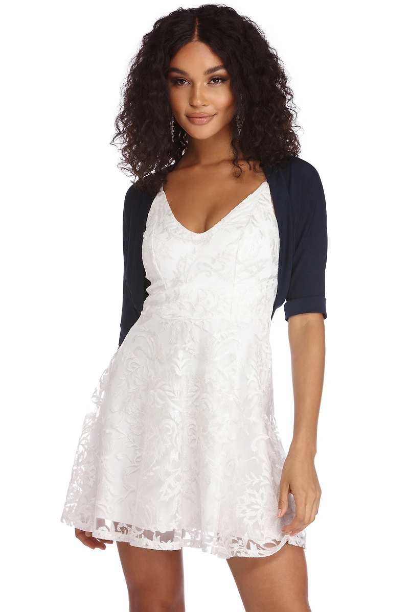 Sophisticated Beauty Formal Cover Up