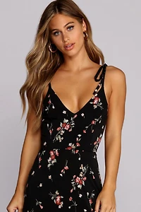 Loving Knit Florals Maxi Dress