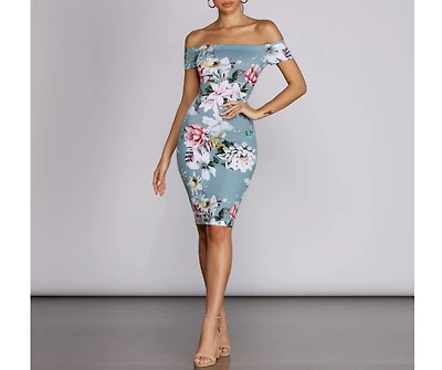 Floral Love Midi Dress
