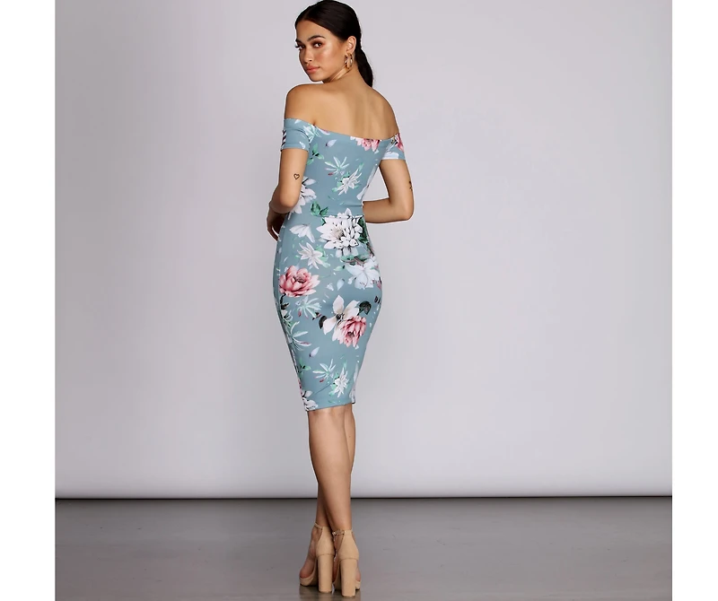 Floral Love Midi Dress