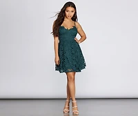 All The Trimmings Crochet Dress