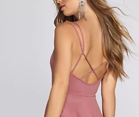 Layer Cake X-Back Skater Dress