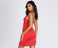 Dangerous Love Pleated Mini Dress
