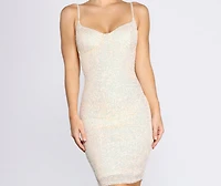 Glow Girl Sequin Midi Dress