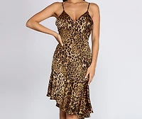Fierce And Fine High Low Midi Dress
