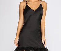 Ruffle Some Feathers Mini Dress