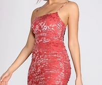 A Velvet Vibe Mini Dress