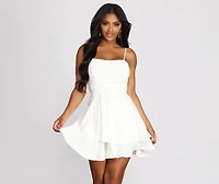 Flirty Vibes Skater Dress