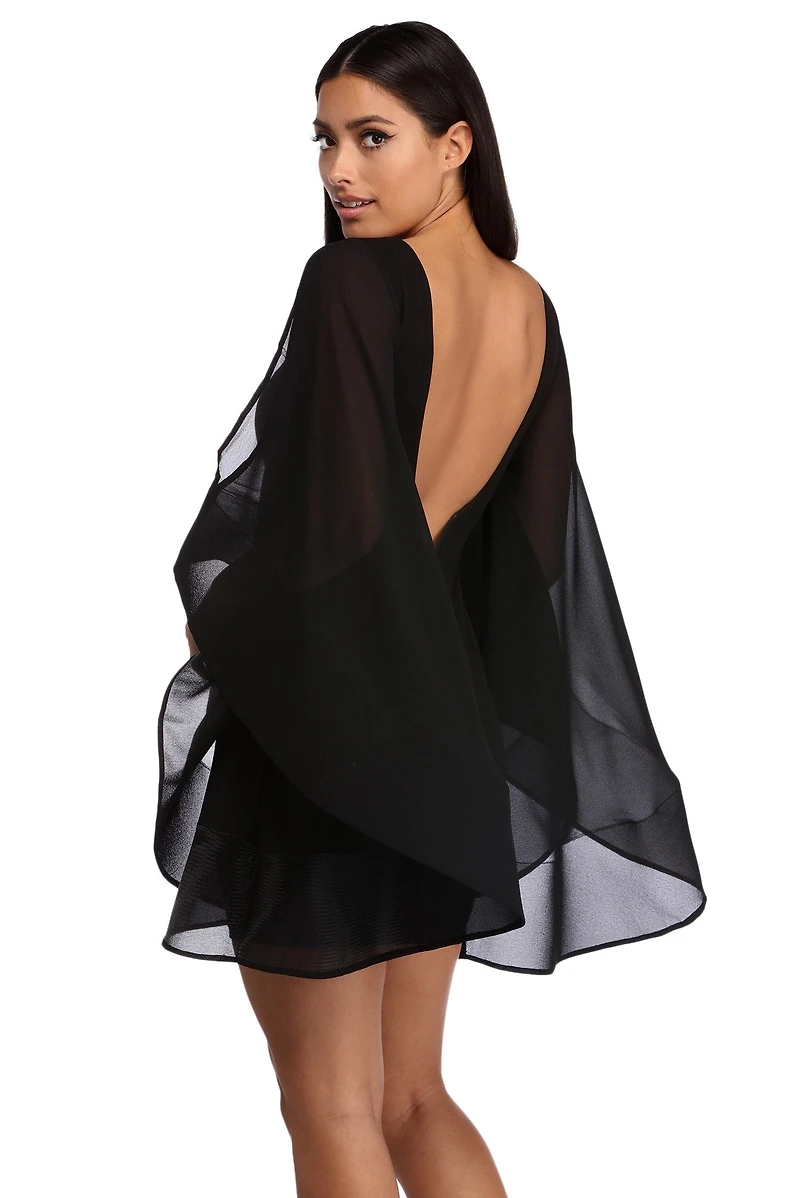 Bat Slit Crazy Dress