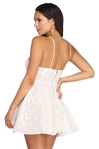 Bound To Lace Skater Dress