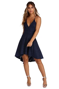 Sparkle Your Eyes Glitter Dress