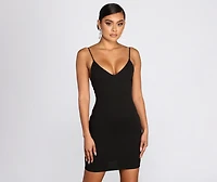 Me, Myself And Rhine Mini Dress