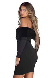 Faux-Ever Yours Mini Dress