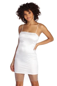 Midnight Mayhem Rhinestone Dress