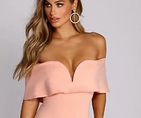 Pretty Peach Dress