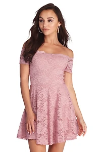 Favorite Lace Skater Dress