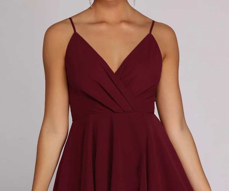 Chiffon Flow Skater Dress