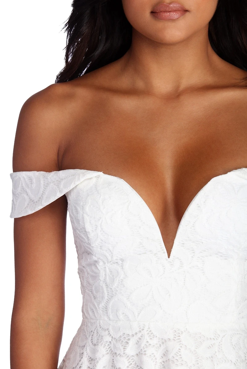 Daydream Lace Skater Dress