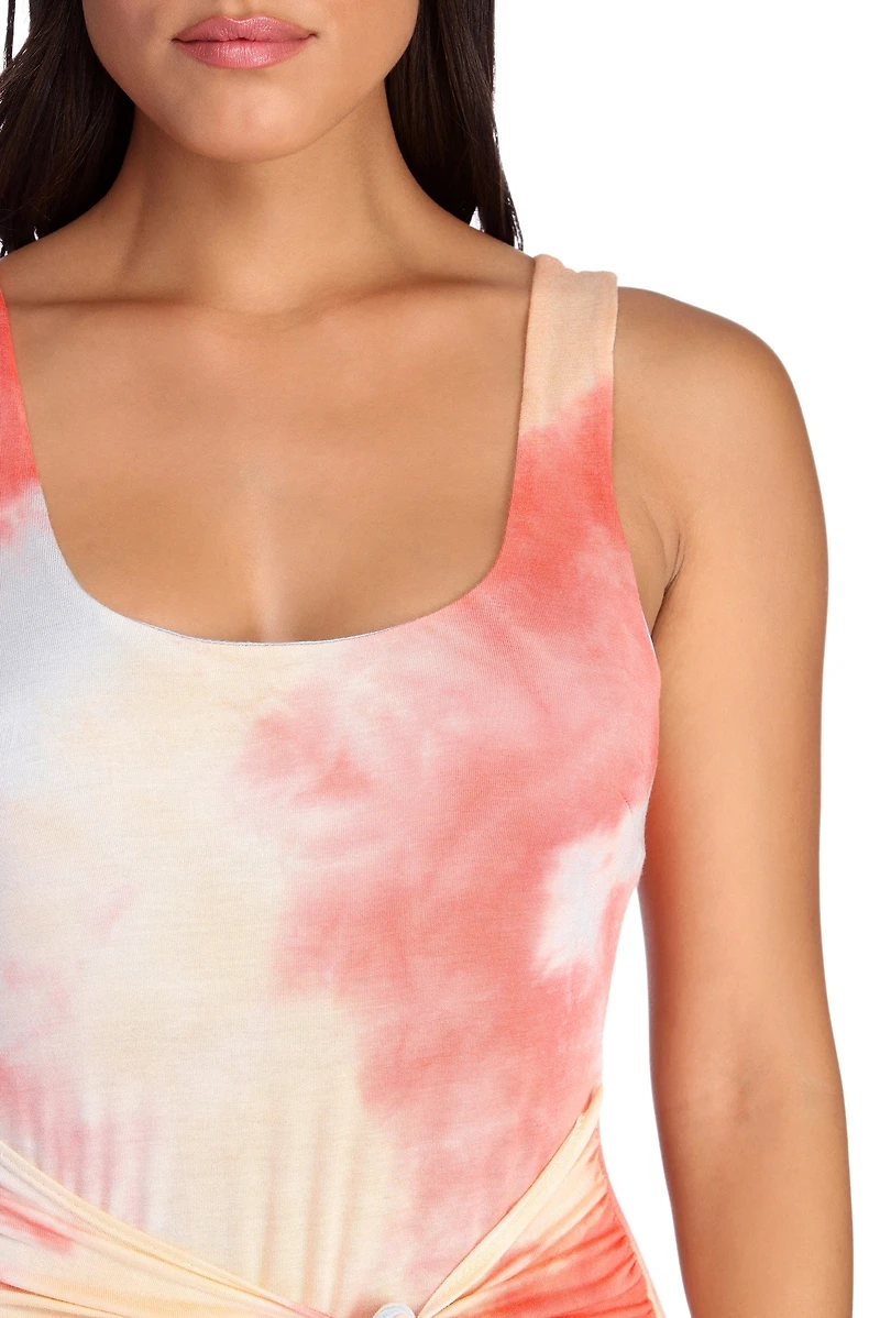 Trendsetter Tie Dye Mini Dress