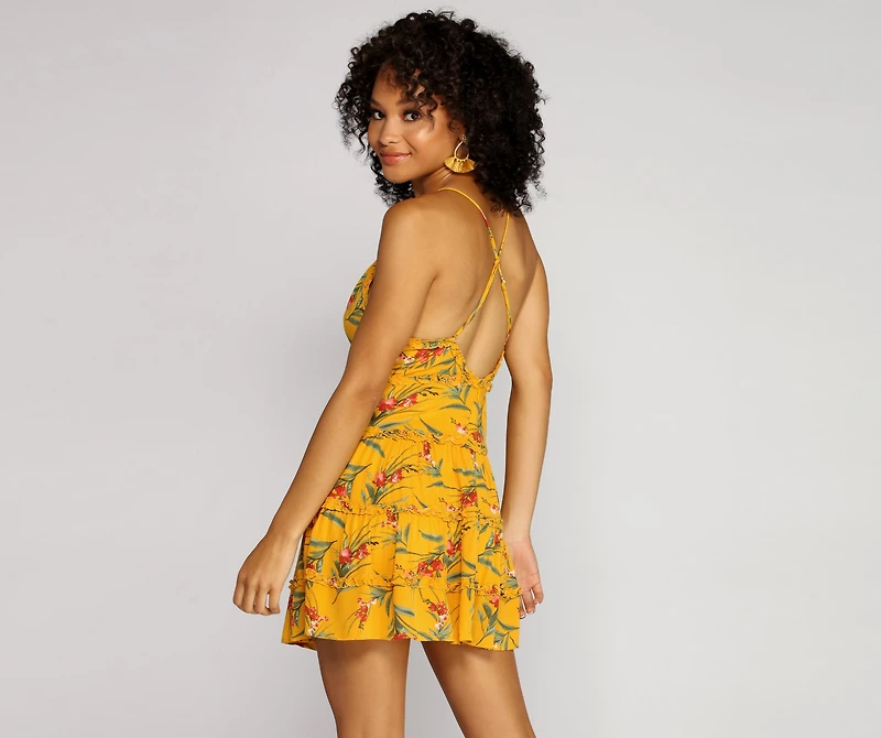Sunshine Glow Mini Dress