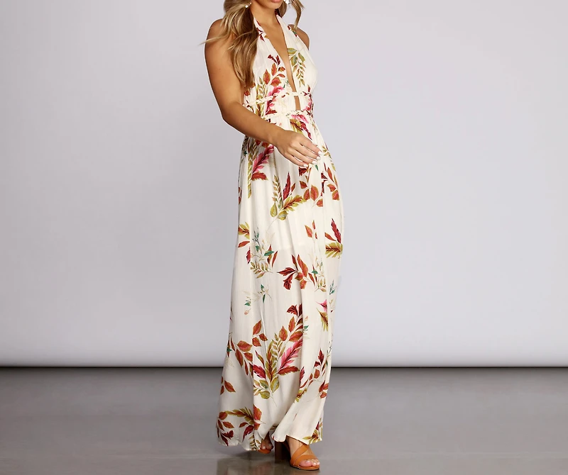 Braid For Shade Maxi Dress