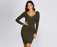 Loving And Living Knit Midi Dress