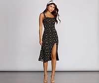Botanical Beauty Midi Dress