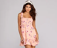 Smocked Stunner Mini Dress