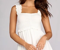 Smocked Stunner Mini Dress