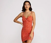 Too Sweet Sweetheart Ditsy Floral Mini Dress