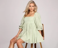 Sweet Style Babydoll Dress