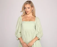 Sweet Style Babydoll Dress