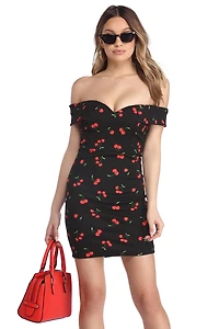 Cherry Hot-Rod Bodycon