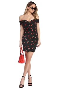 Cherry Hot-Rod Bodycon