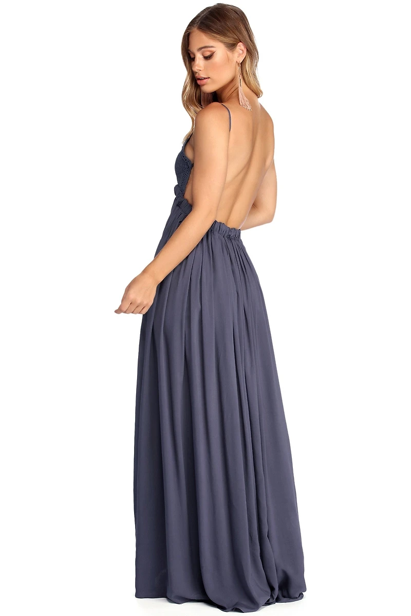 Crochet Cutie Maxi Dress
