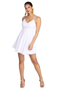 Fresh And Flirty Skater Dress