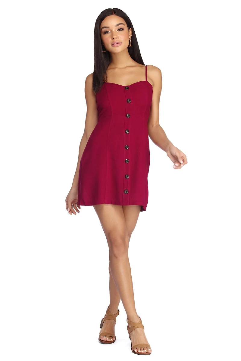 Babe A Button Down Dress