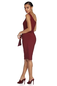 Just Own Knit Midi Dress