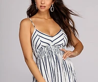 Set Sail Striped Maxi Dress