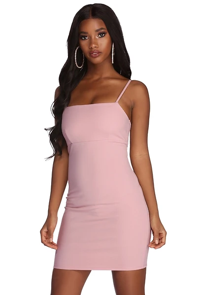 Straight To It Mini Dress