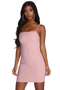 Straight To It Mini Dress