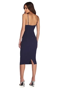 Linen Beauty Midi Dress