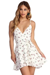 Beauty Floral Skater Dress