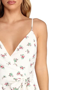Beauty Floral Skater Dress