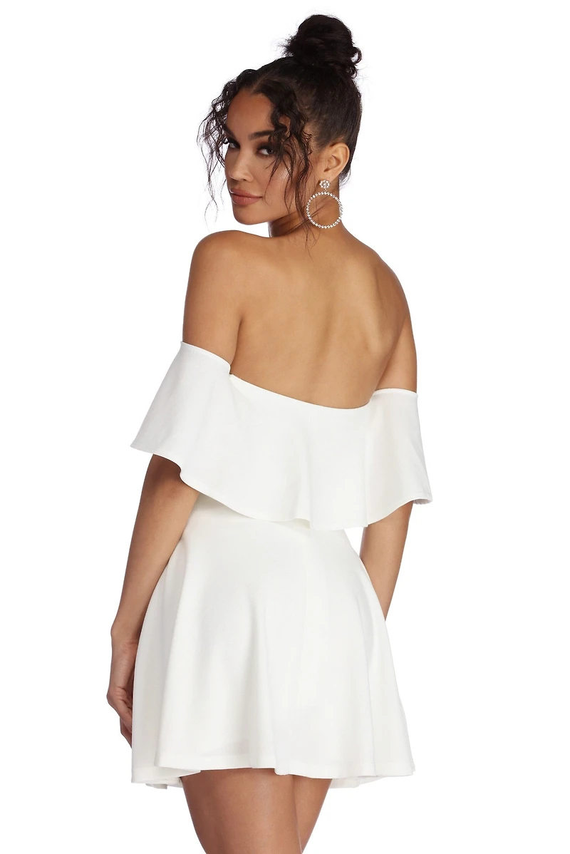 A Pop Of Style Skater Dress