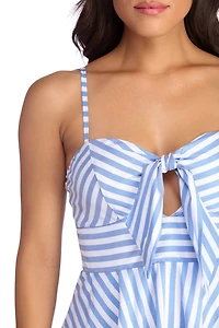 Sassy Stripes Skater Dress